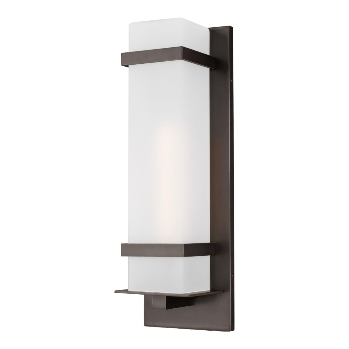 Alban 25 In. Rectangular LED Outdoor Wall Sconce Bronze Finish - Bees Lighting