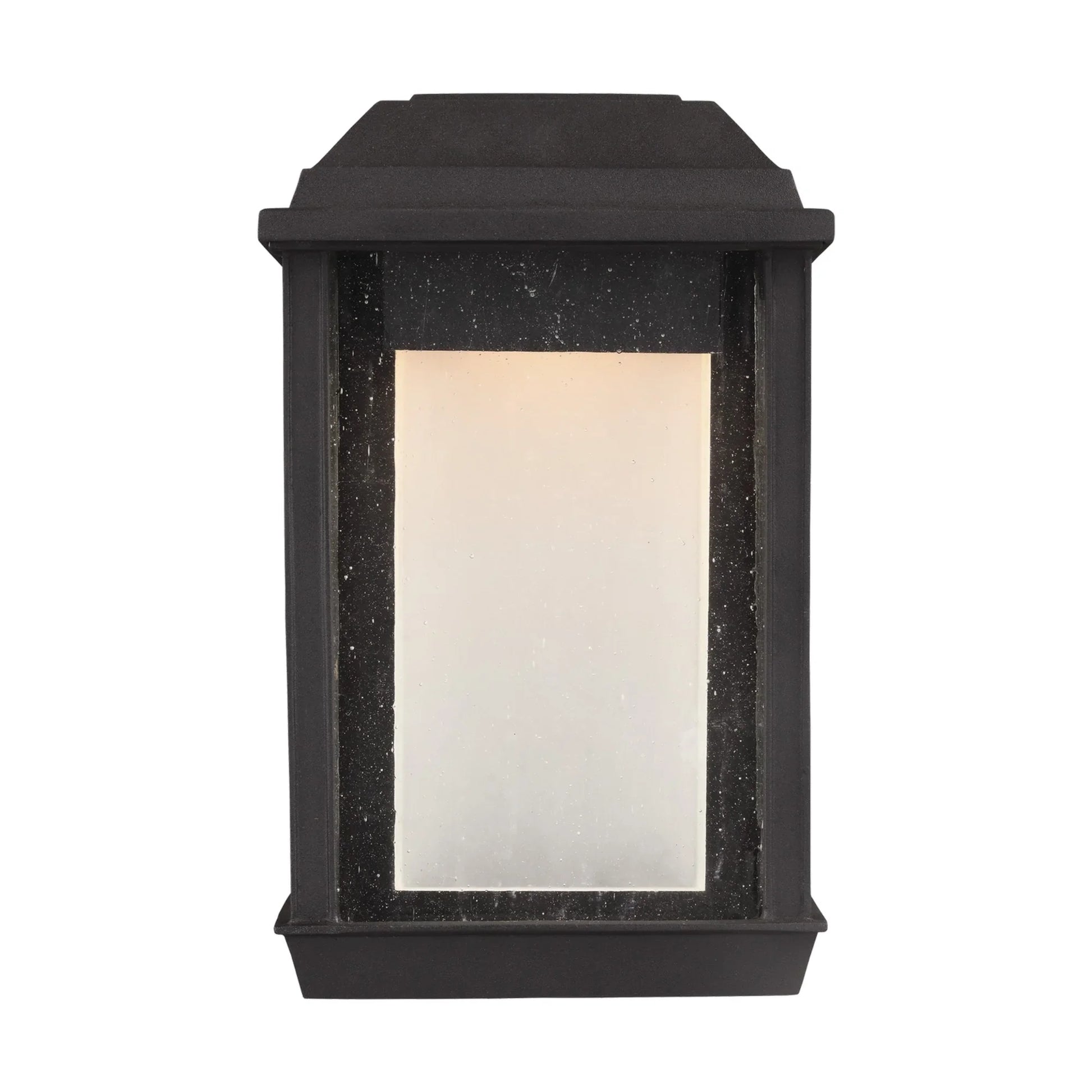 McHenry 11" Small LED Lantern, Textured Black Finish - Bees Lighting