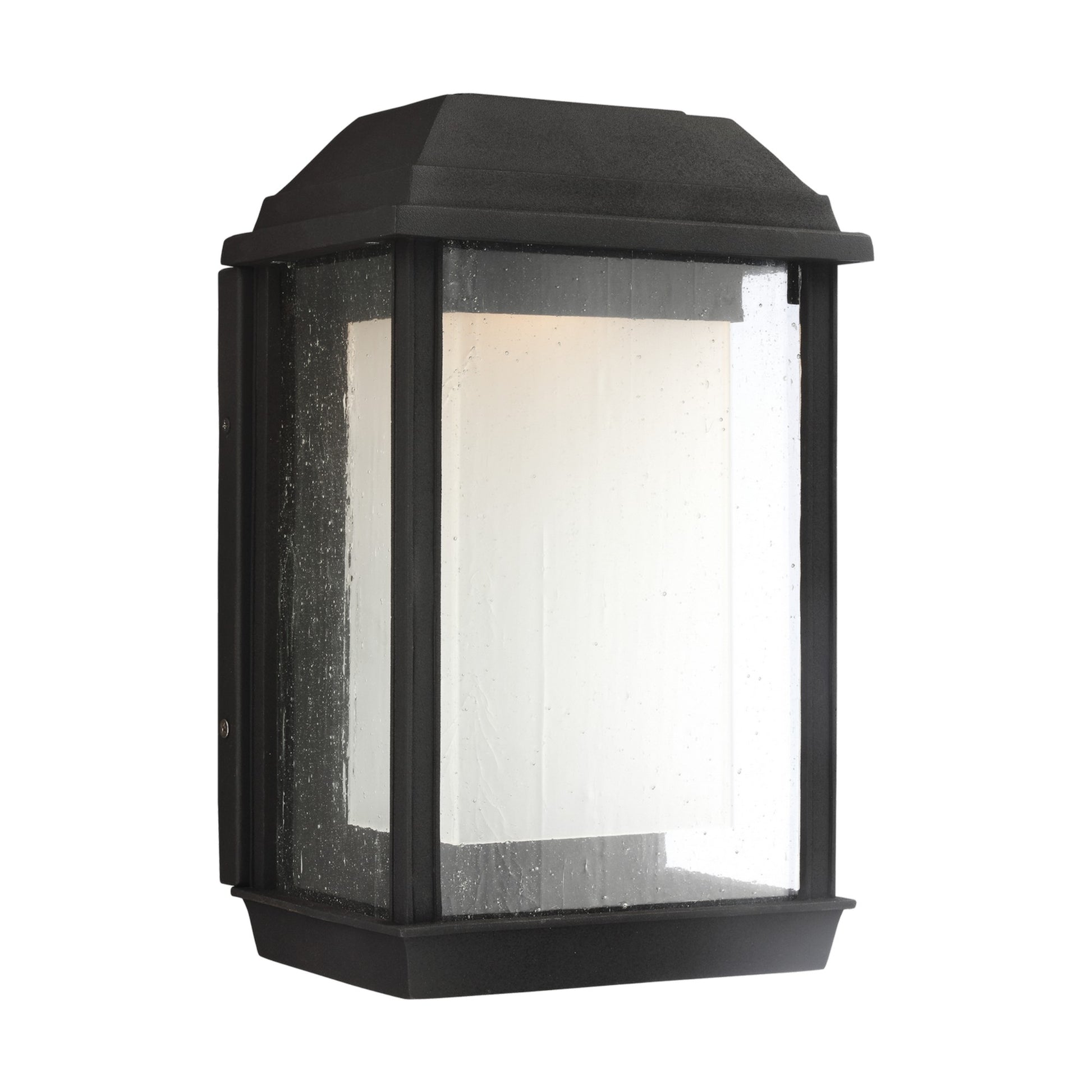 McHenry 13" Medium LED Lantern, Textured Black Finish - Bees Lighting