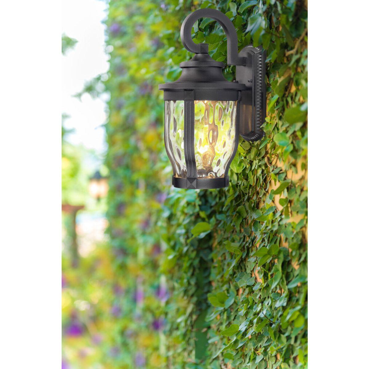 Merrimack 16 in. LED Outdoor Wall Lantern Black Finish - Bees Lighting