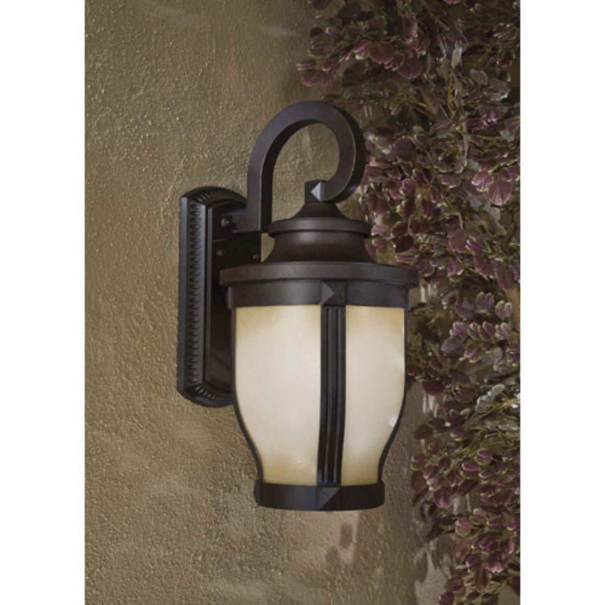 Merrimack 20 in. Outdoor Wall Lantern Corona Bronze Finish