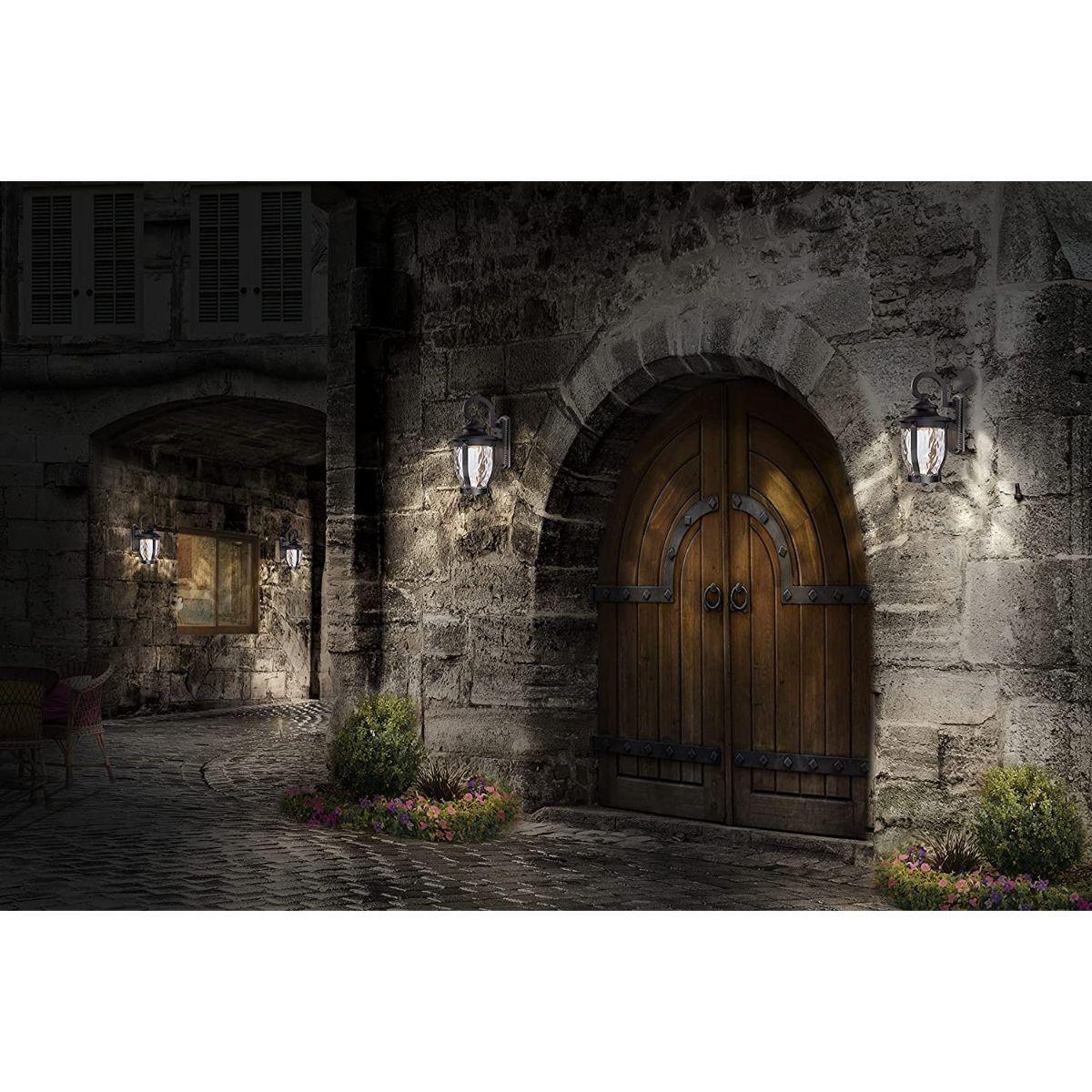 Merrimack 20 in. LED Outdoor Wall Lantern Black Finish - Bees Lighting