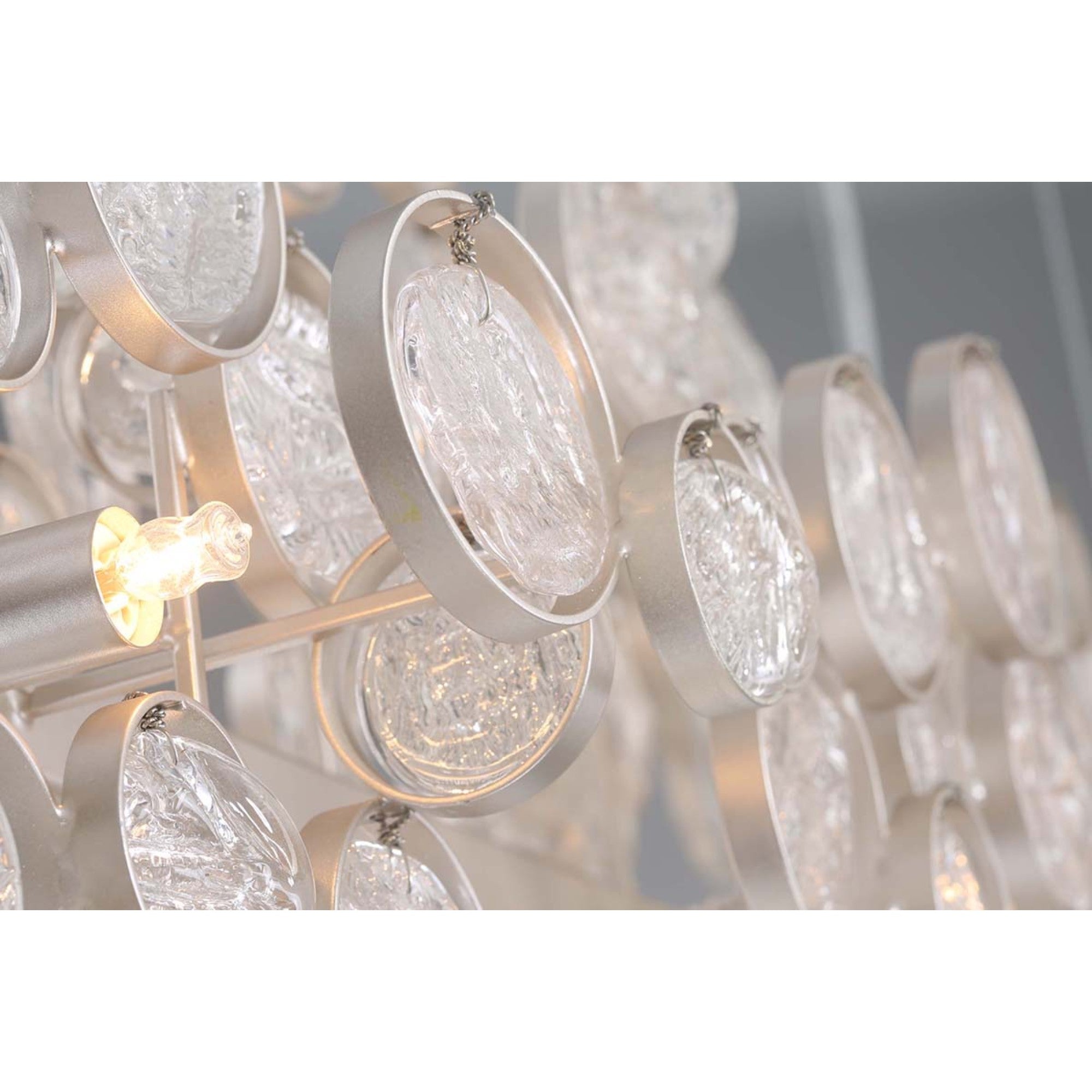 Trento 7-Light 25" Chandelier, Chrome Finish - Bees Lighting