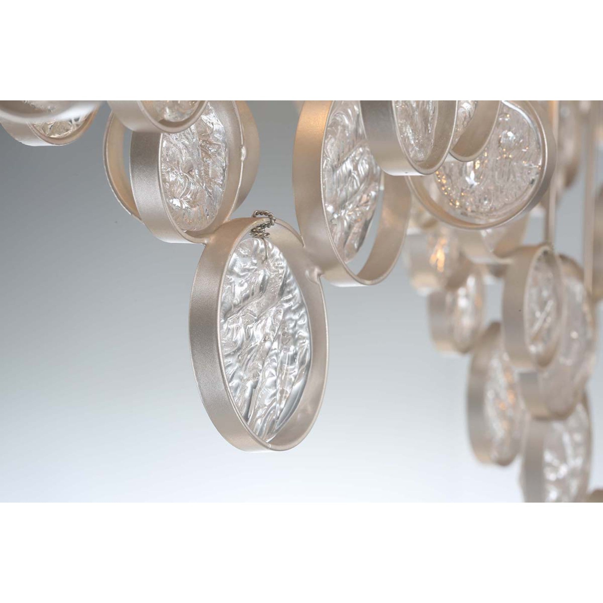 Trento 7-Light 25" Chandelier, Chrome Finish - Bees Lighting