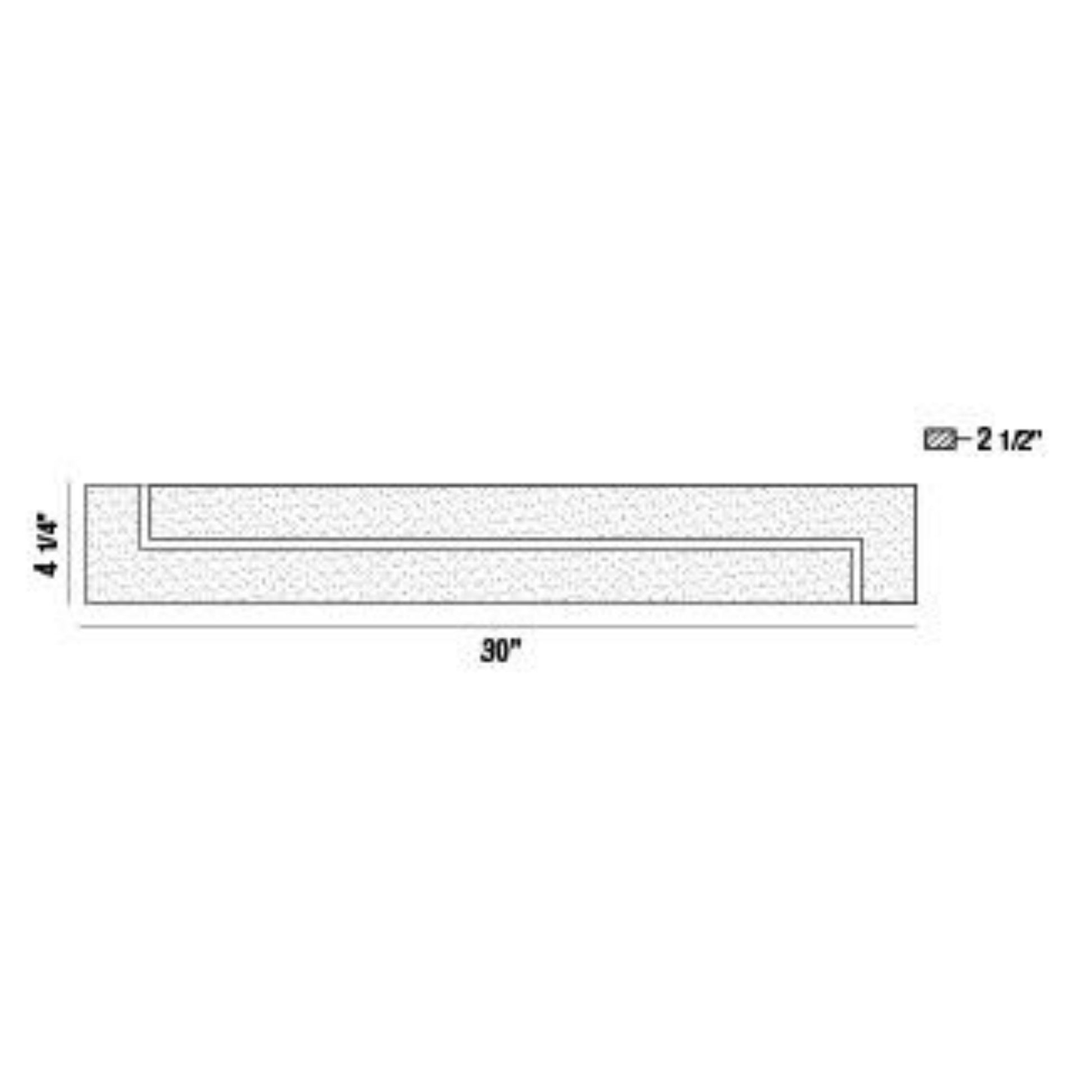 Santi 30" LED Vanity, Chrome Finish - Bees Lighting