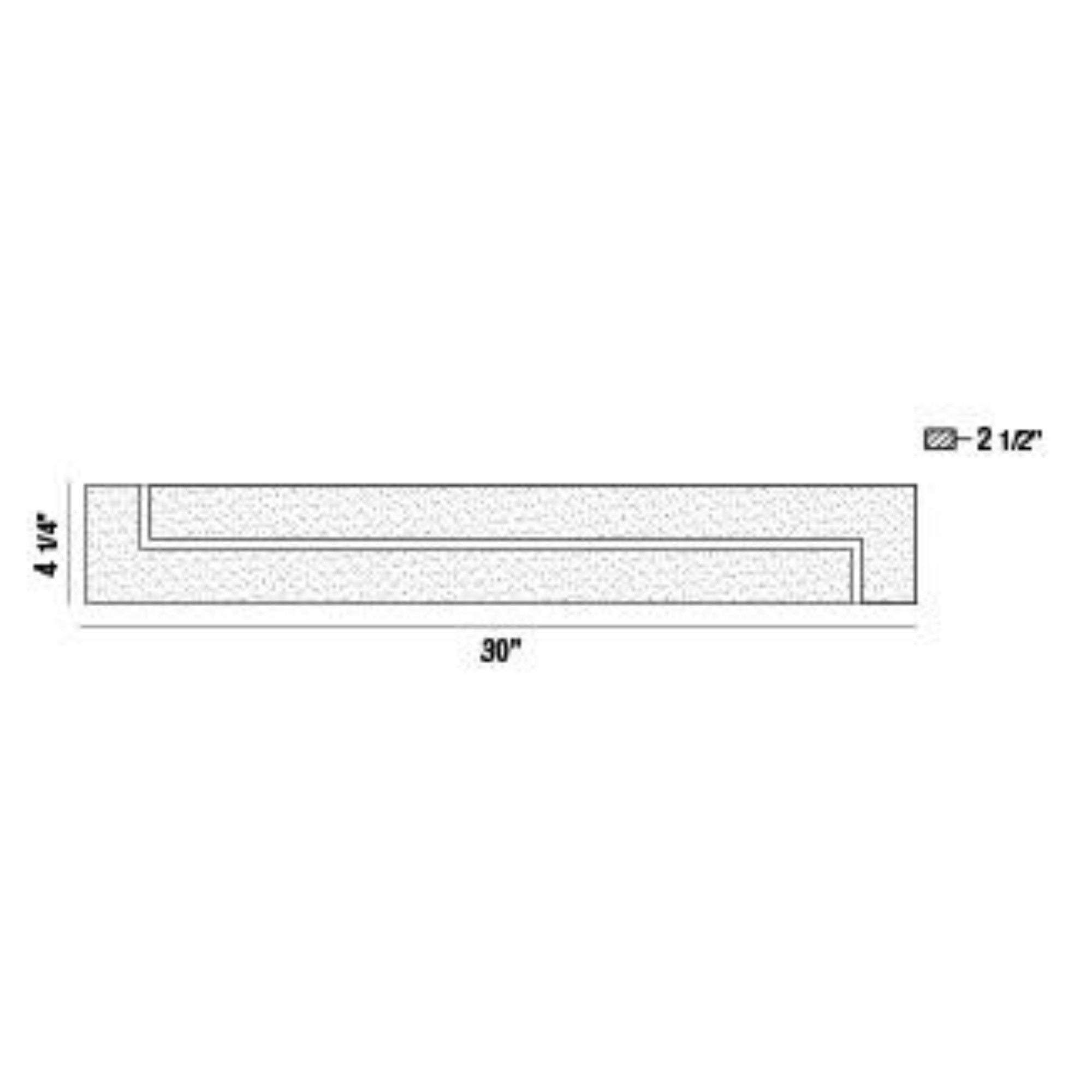 Santi 30" LED Vanity, Chrome Finish - Bees Lighting