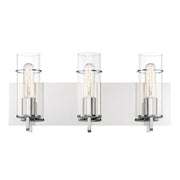 Pista 3-Light 19" Vanity, Chrome Finish - Bees Lighting