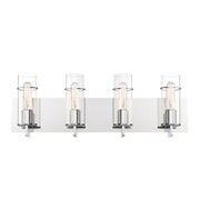 Pista 4-Light 26" Vanity, Chrome Finish - Bees Lighting