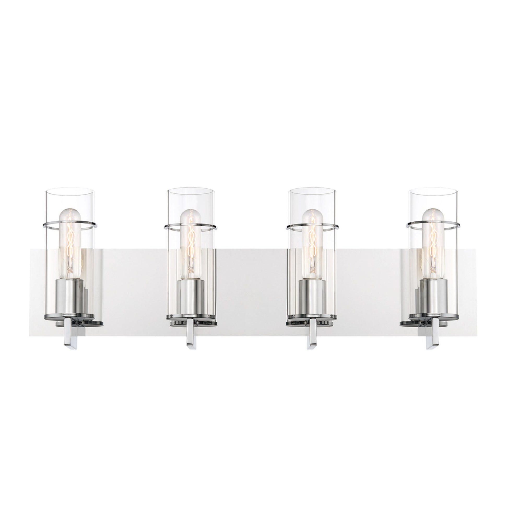 Pista 4-Light 26" Vanity, Chrome Finish - Bees Lighting