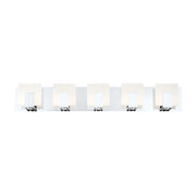 Canmore 5-Light 34" LED Vanity, Chrome Finish - Bees Lighting