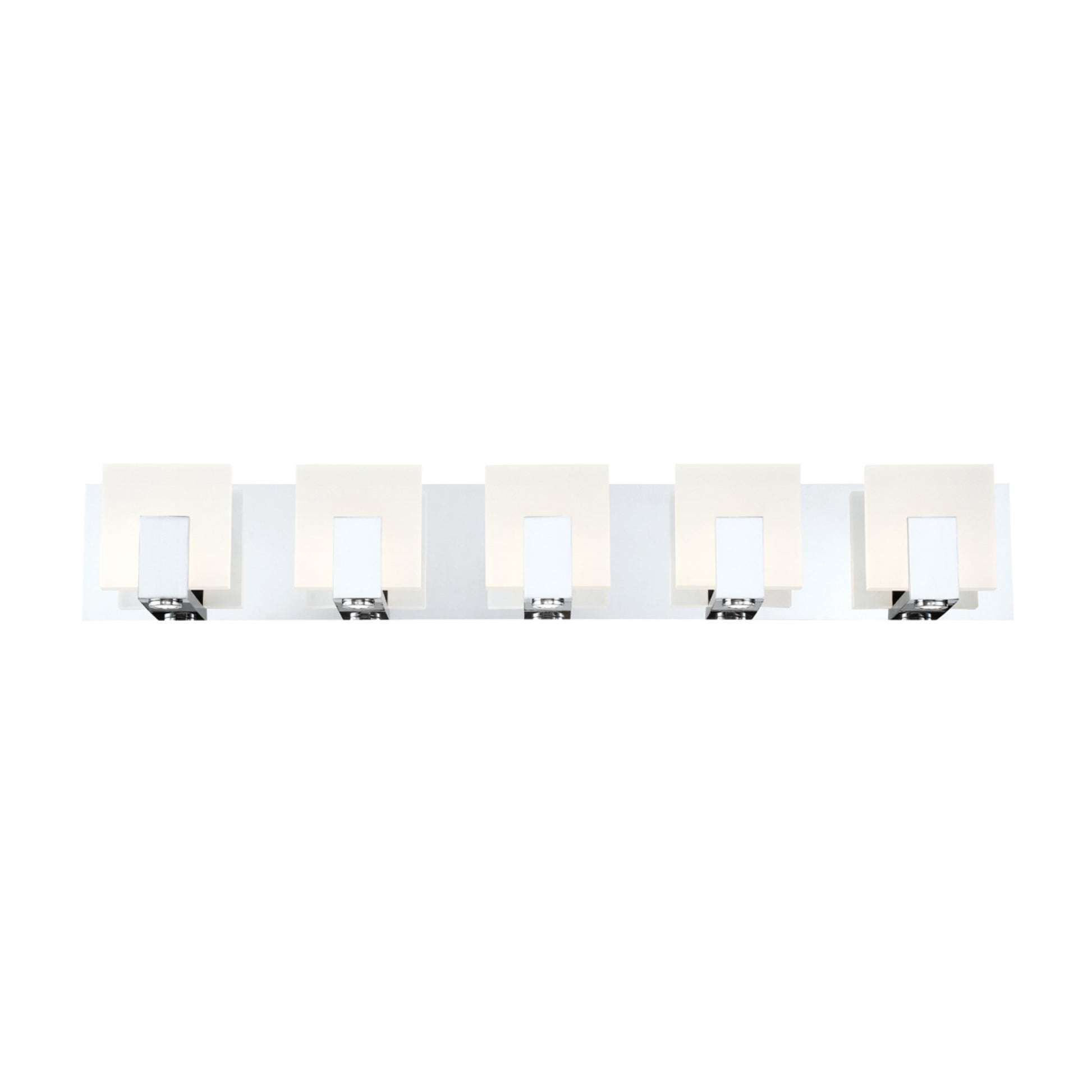 Canmore 5-Light 34" LED Vanity, Chrome Finish - Bees Lighting