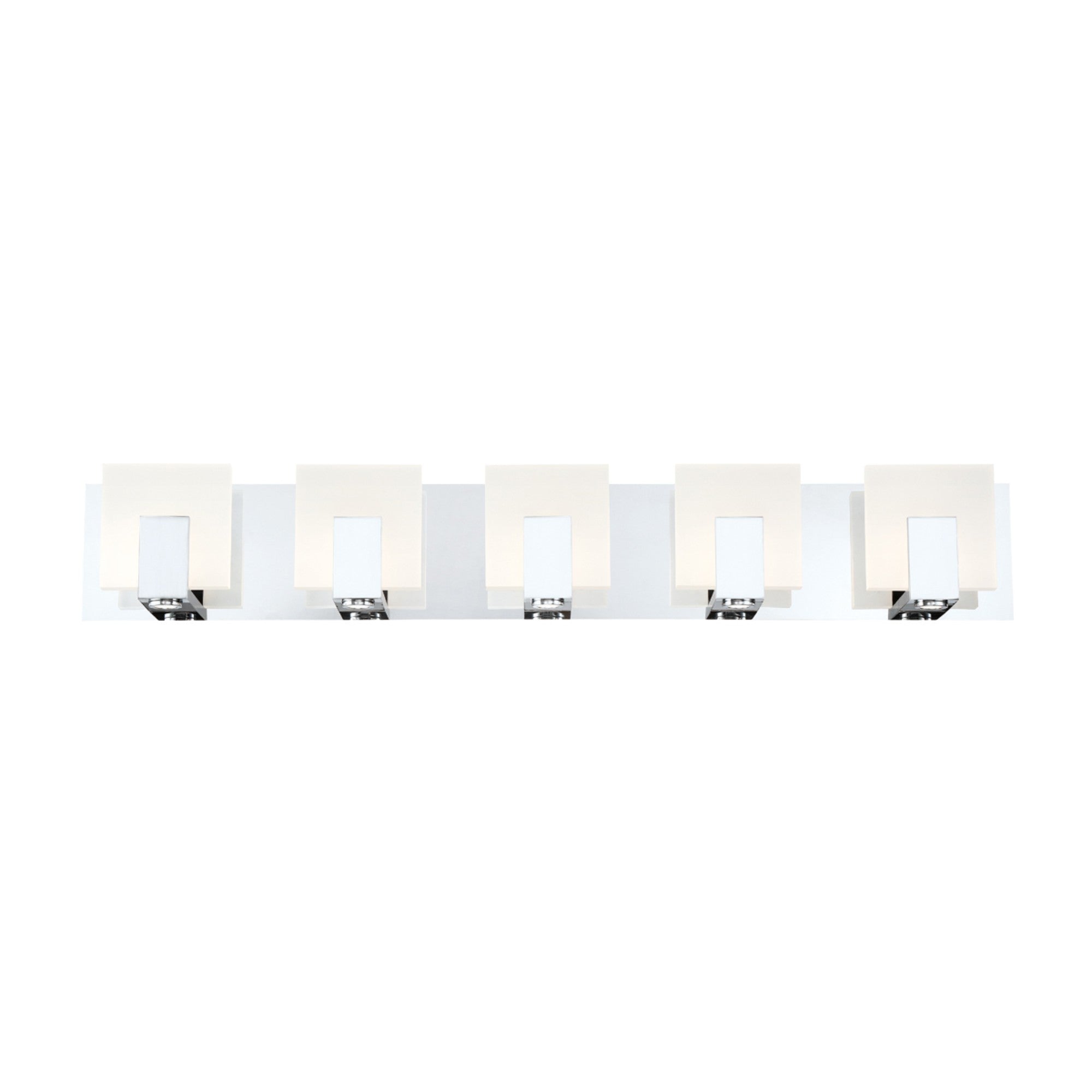 Canmore 5-Light 34" LED Vanity, Chrome Finish - Bees Lighting