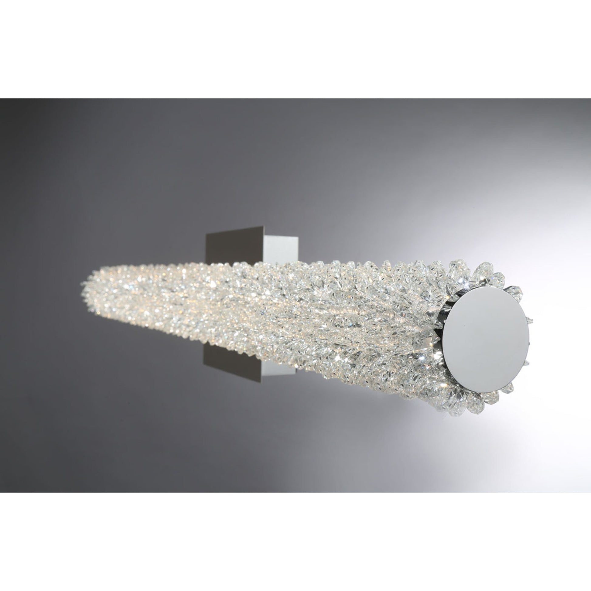 Sassi 18" LED Vanity, Chrome Finish with Crystals - Bees Lighting