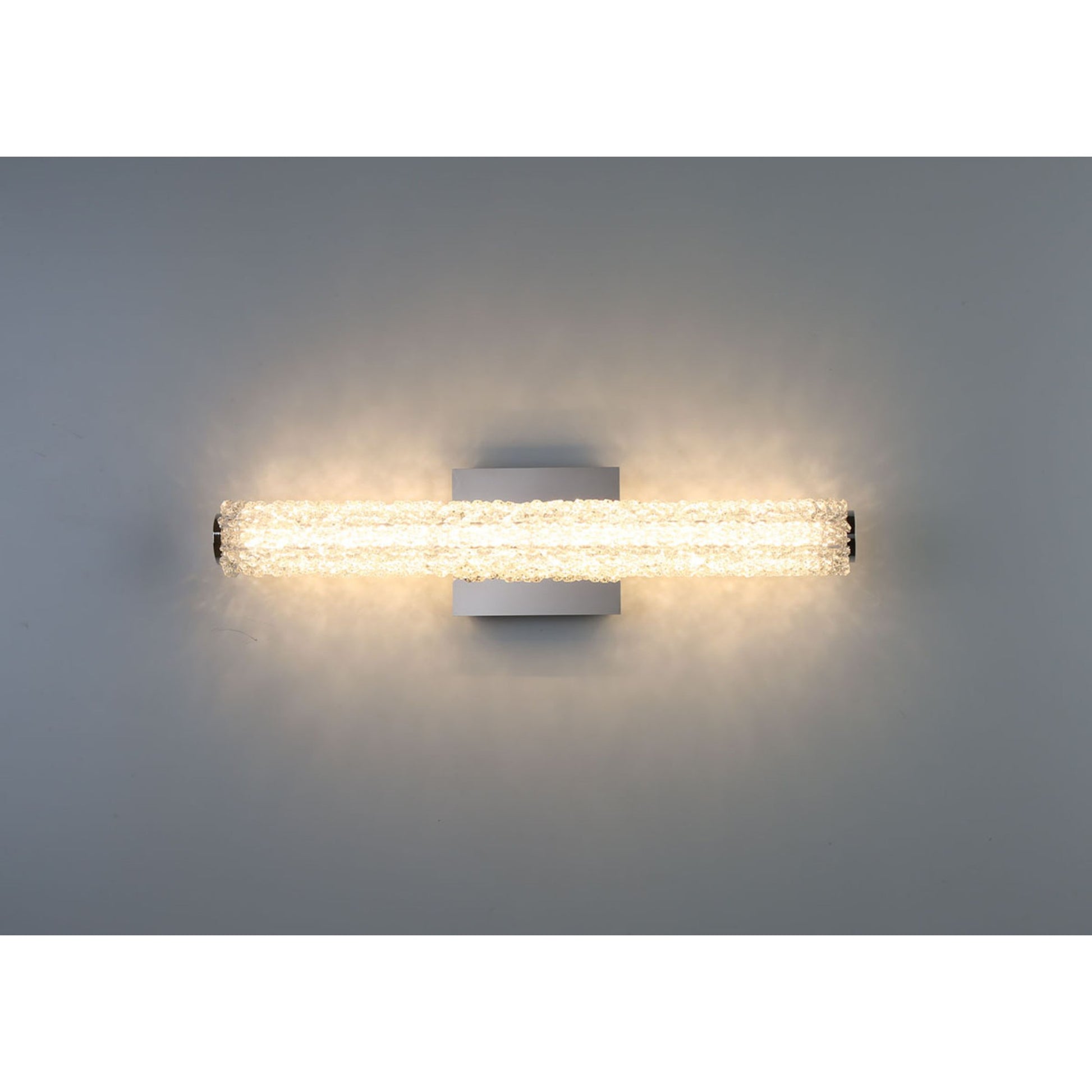 Sassi 18" LED Vanity, Chrome Finish with Crystals - Bees Lighting