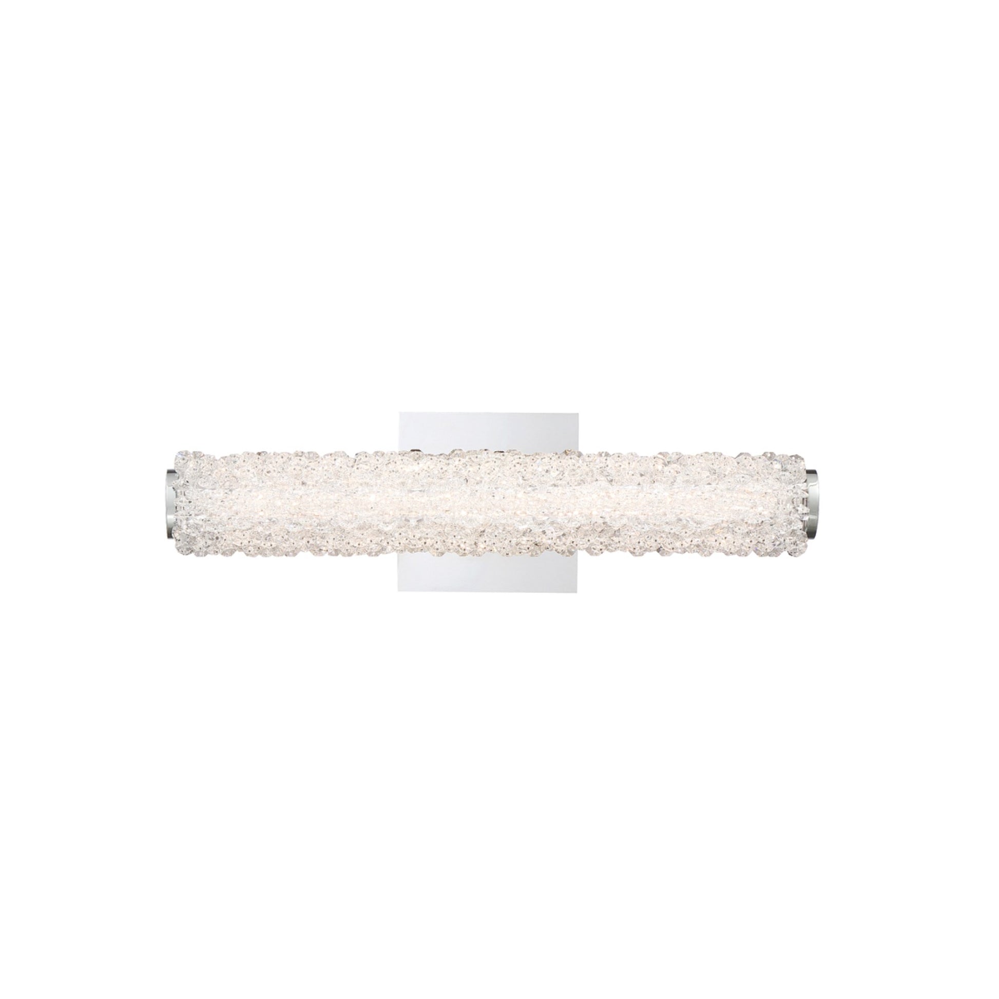 Sassi 18" LED Vanity, Chrome Finish with Crystals - Bees Lighting