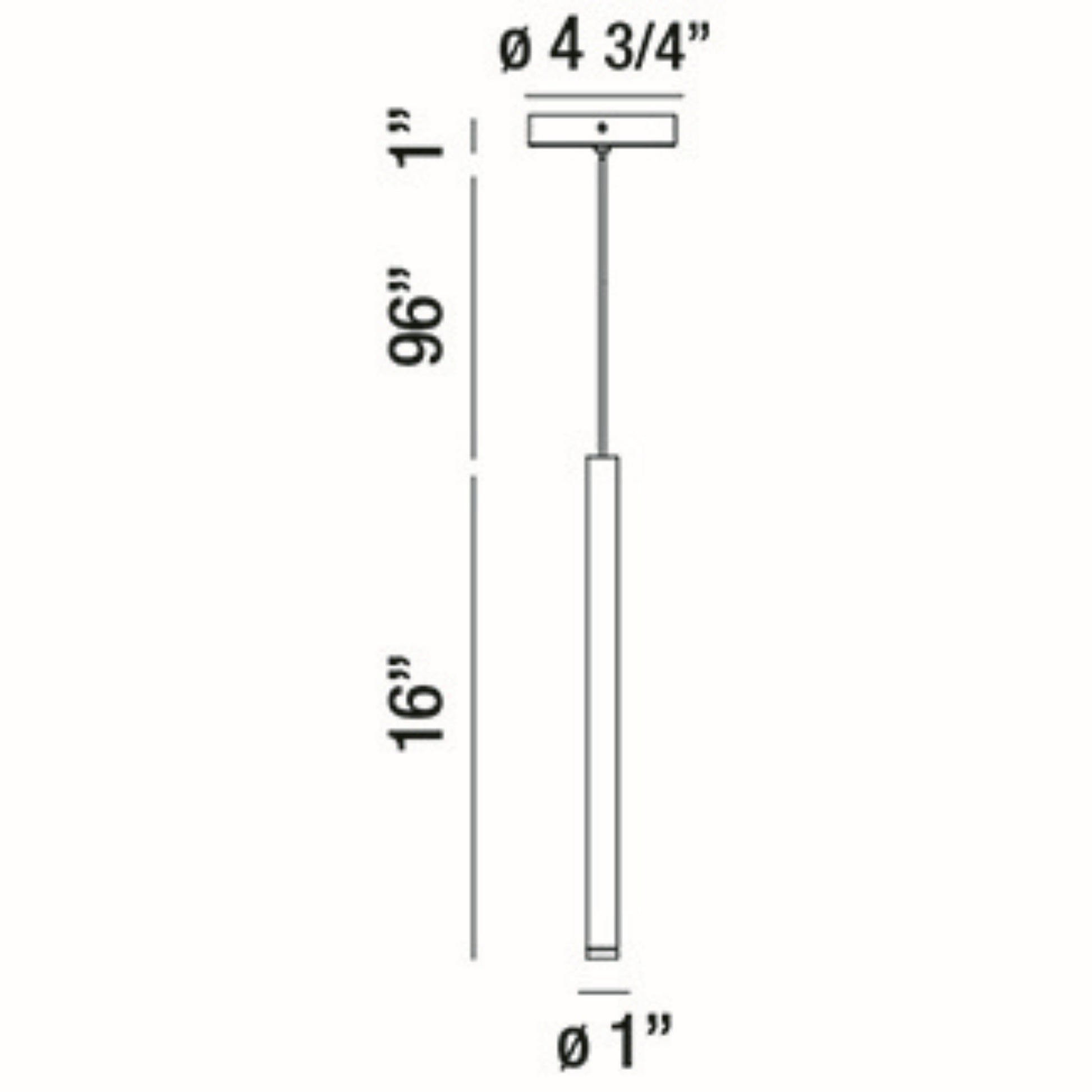 Navada 16" LED Pendant, Brushed Nickel Finish - Bees Lighting
