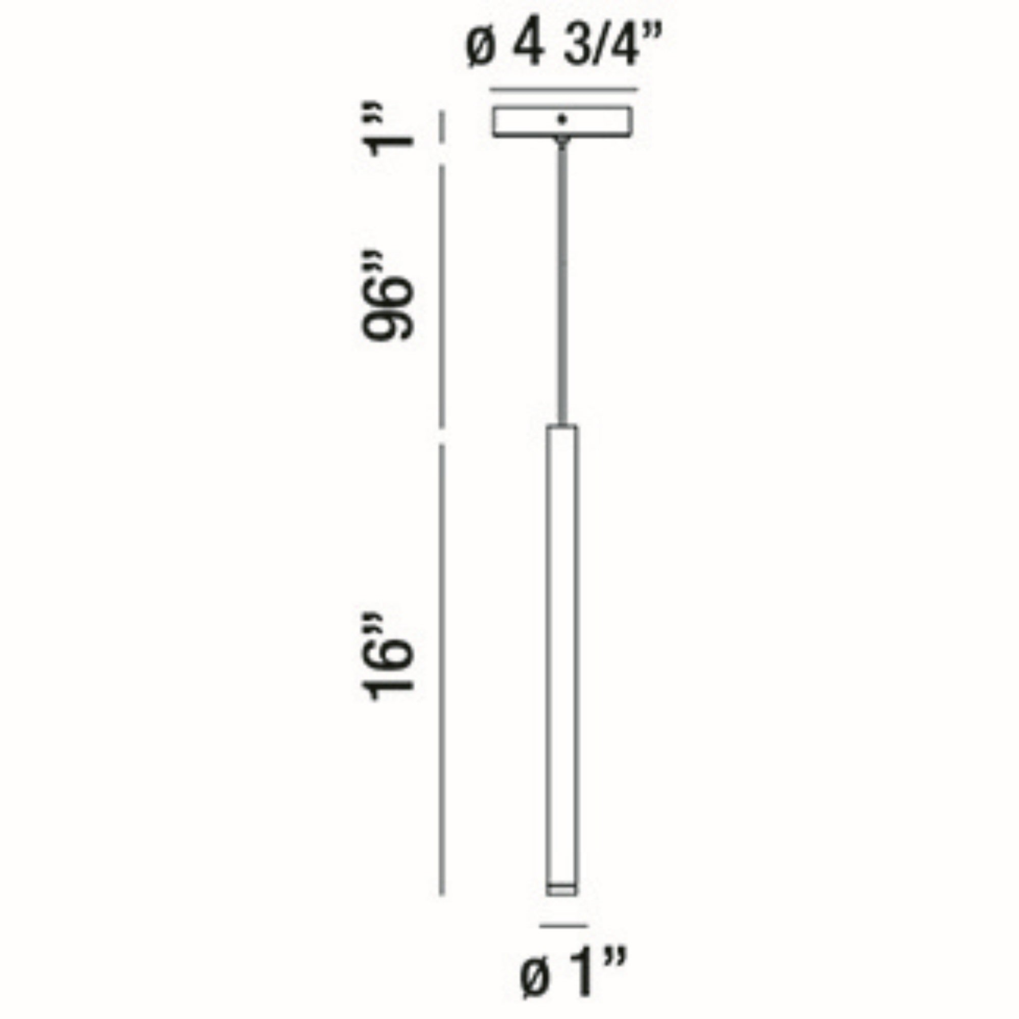Navada 16" LED Pendant, Brushed Nickel Finish - Bees Lighting
