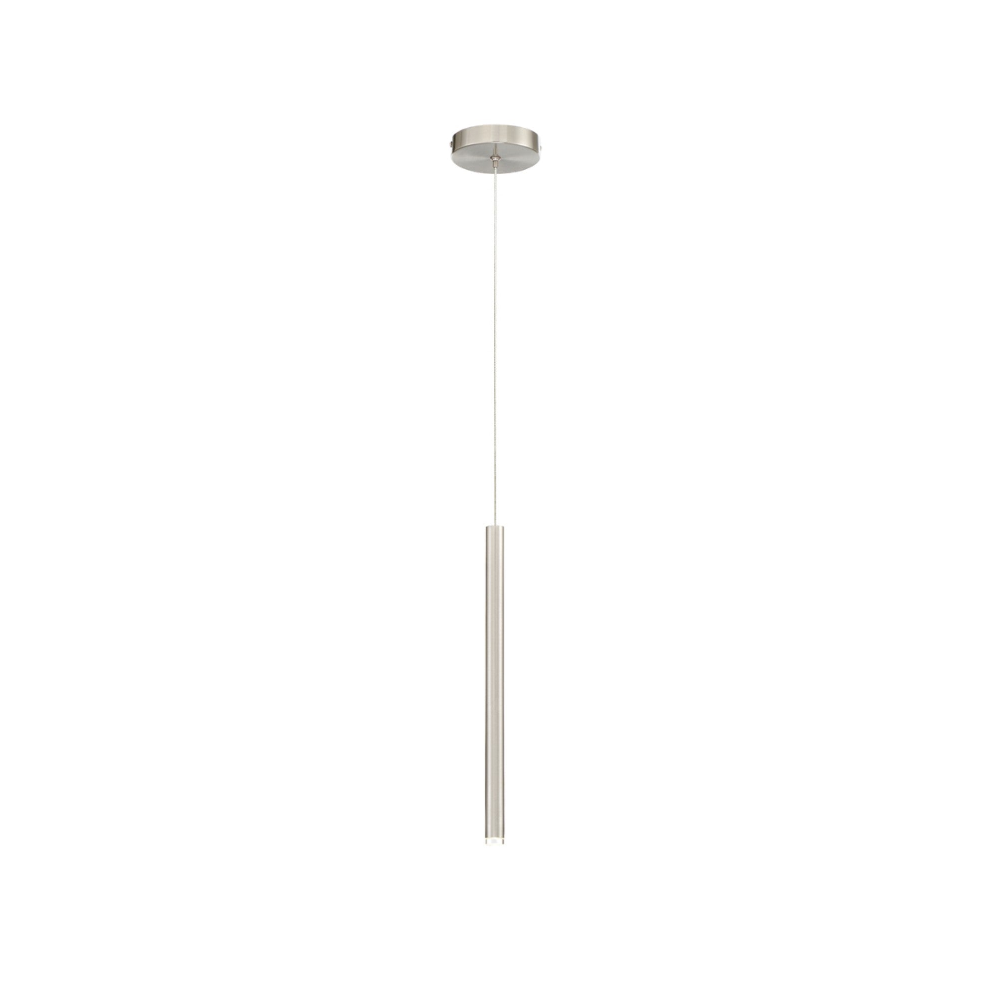 Navada 16" LED Pendant, Brushed Nickel Finish - Bees Lighting