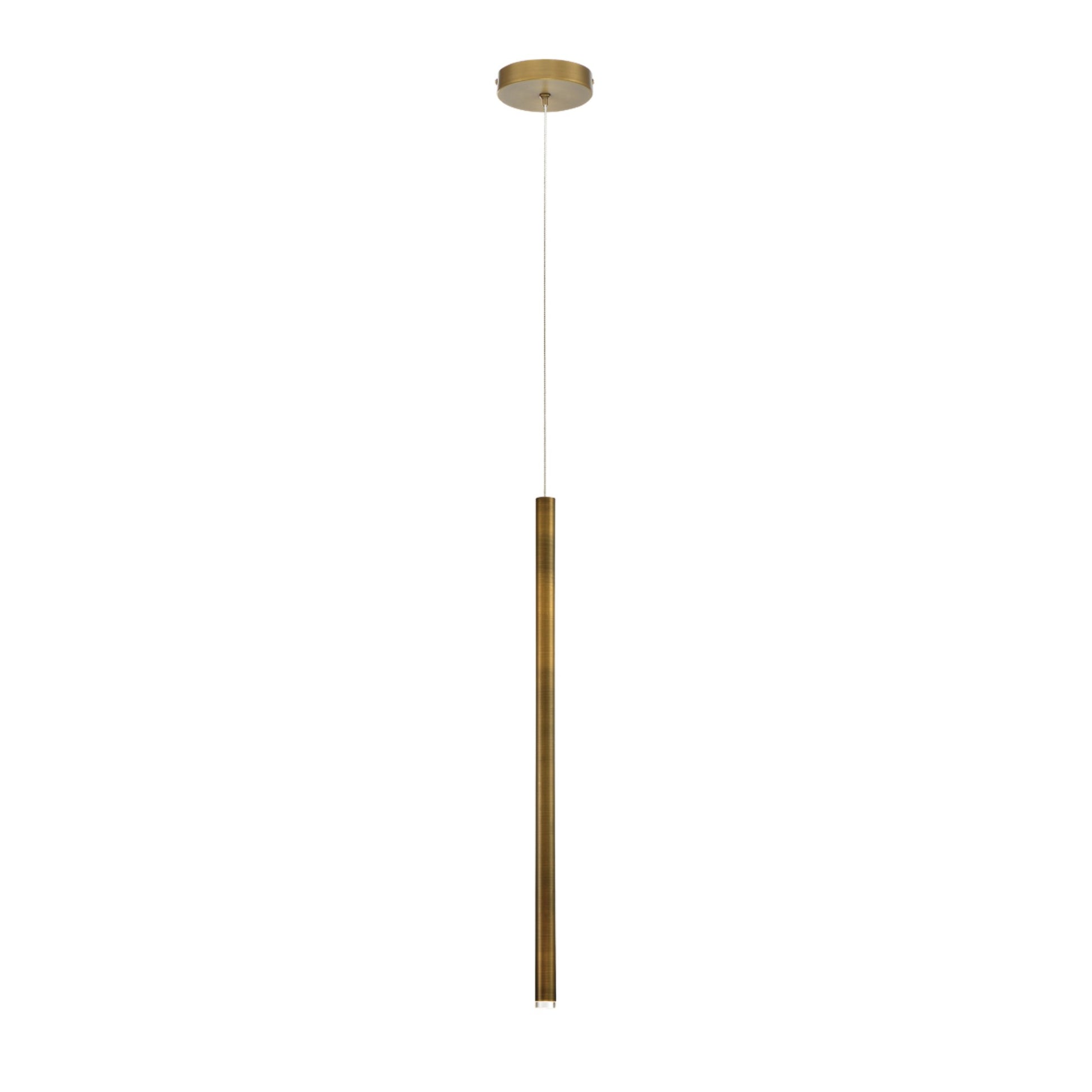 Navada 24" LED Pendant, Brushed Brass Finish - Bees Lighting