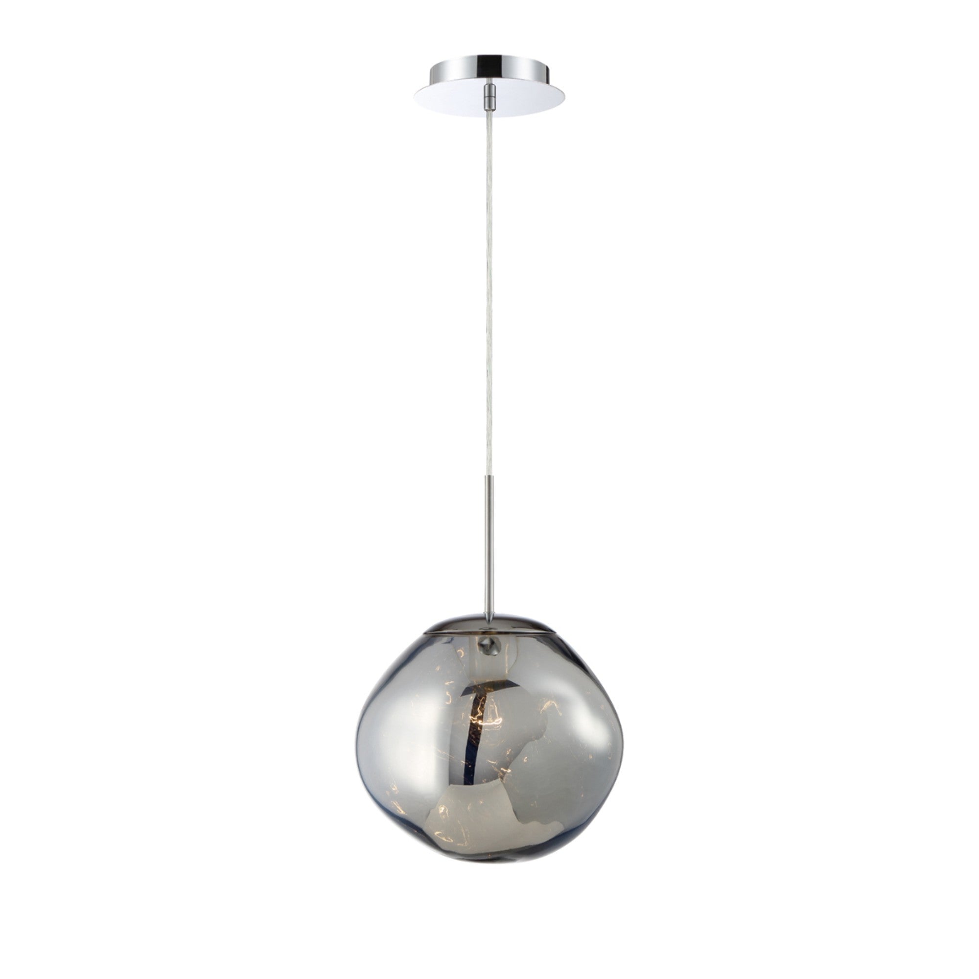 Bankwell 13" Pendant, Chrome Finish - Bees Lighting