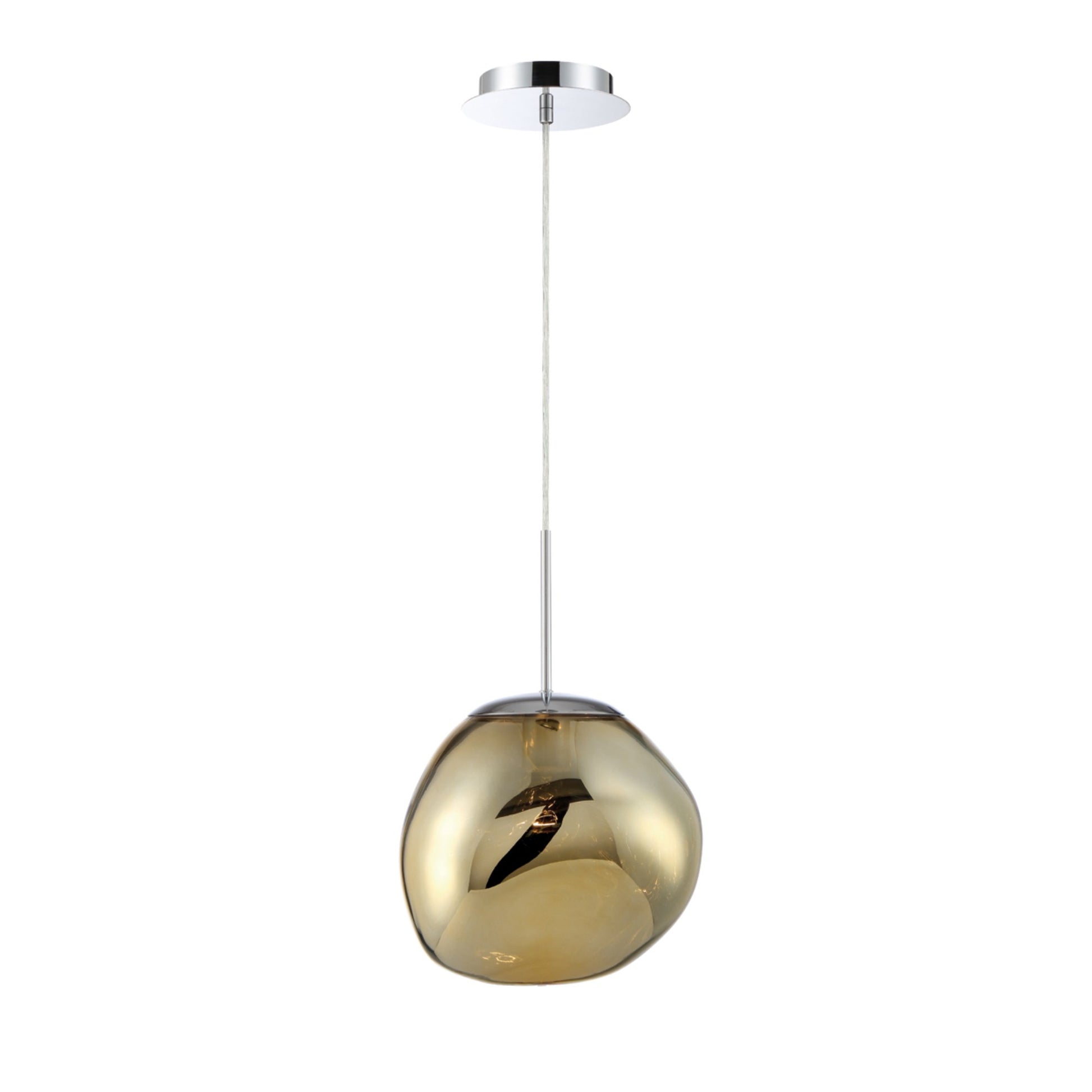 Bankwell 13" Pendant, Gold Finish - Bees Lighting