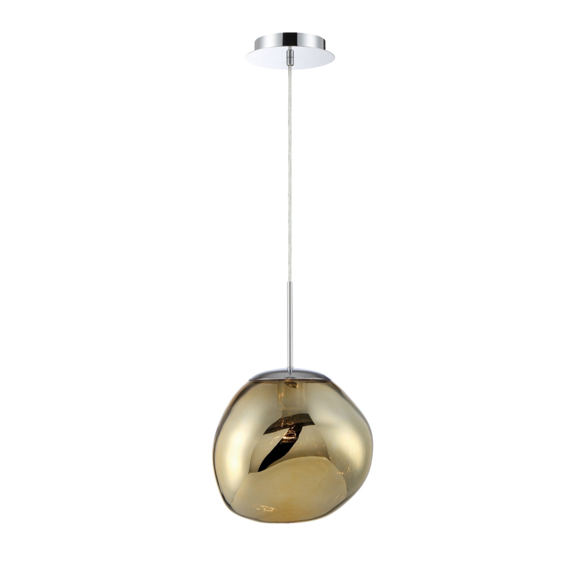 Bankwell 13" Pendant, Gold Finish - Bees Lighting