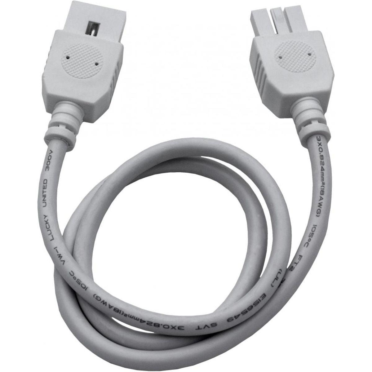 CounterMax 12in. Connecting Cord, White - Bees Lighting