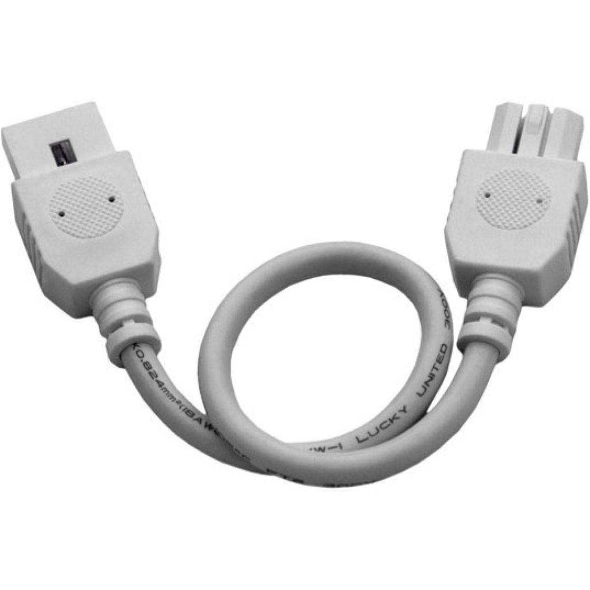 CounterMax 9in. Connecting Cord, White - Bees Lighting