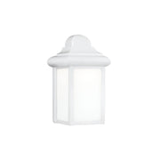 Mullberry Hill 9" Outdoor Wall Sconce, White Finish