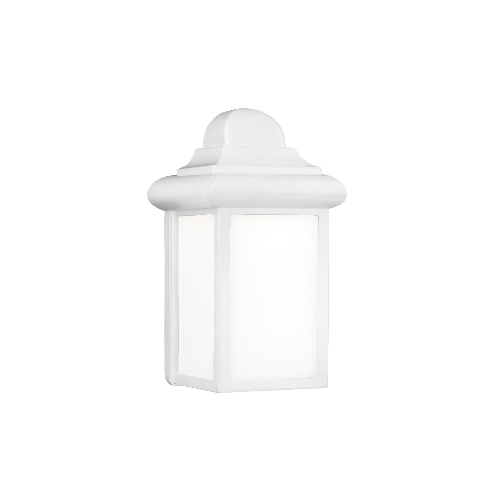 Mullberry Hill 9" Outdoor Wall Sconce, White Finish