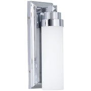 17" LED Wall Sconce Cylinder, Chrome Finish - Bees Lighting