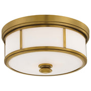 Harbour Point 16" 3-Light Flush Mount, Liberty Gold Finish - Bees Lighting