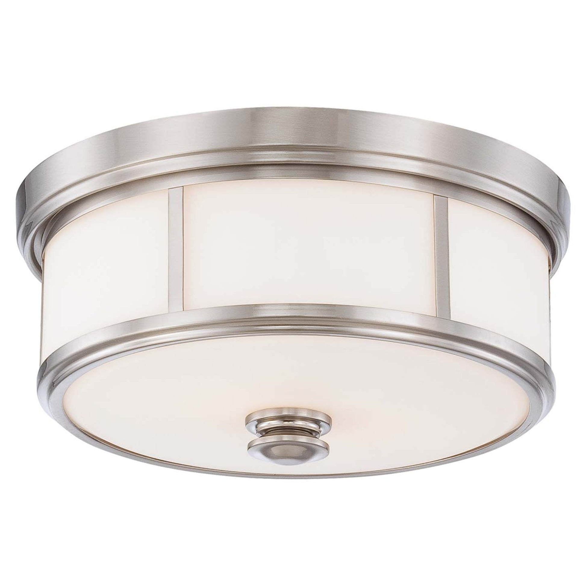 Harbour Point 16" 3-Light Flush Mount, Brushed Nickel Finish - Bees Lighting