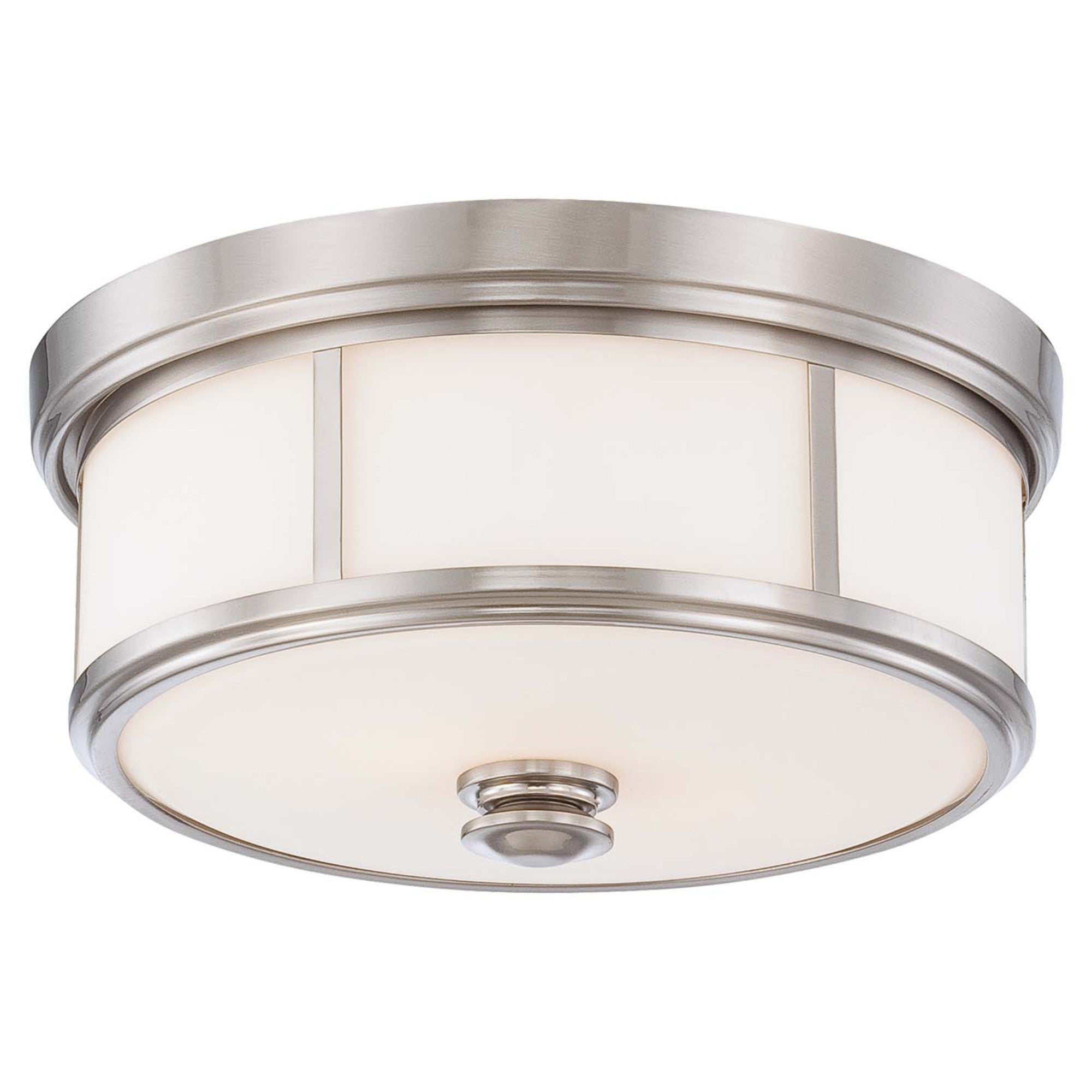 Harbour Point 16" 3-Light Flush Mount, Brushed Nickel Finish - Bees Lighting