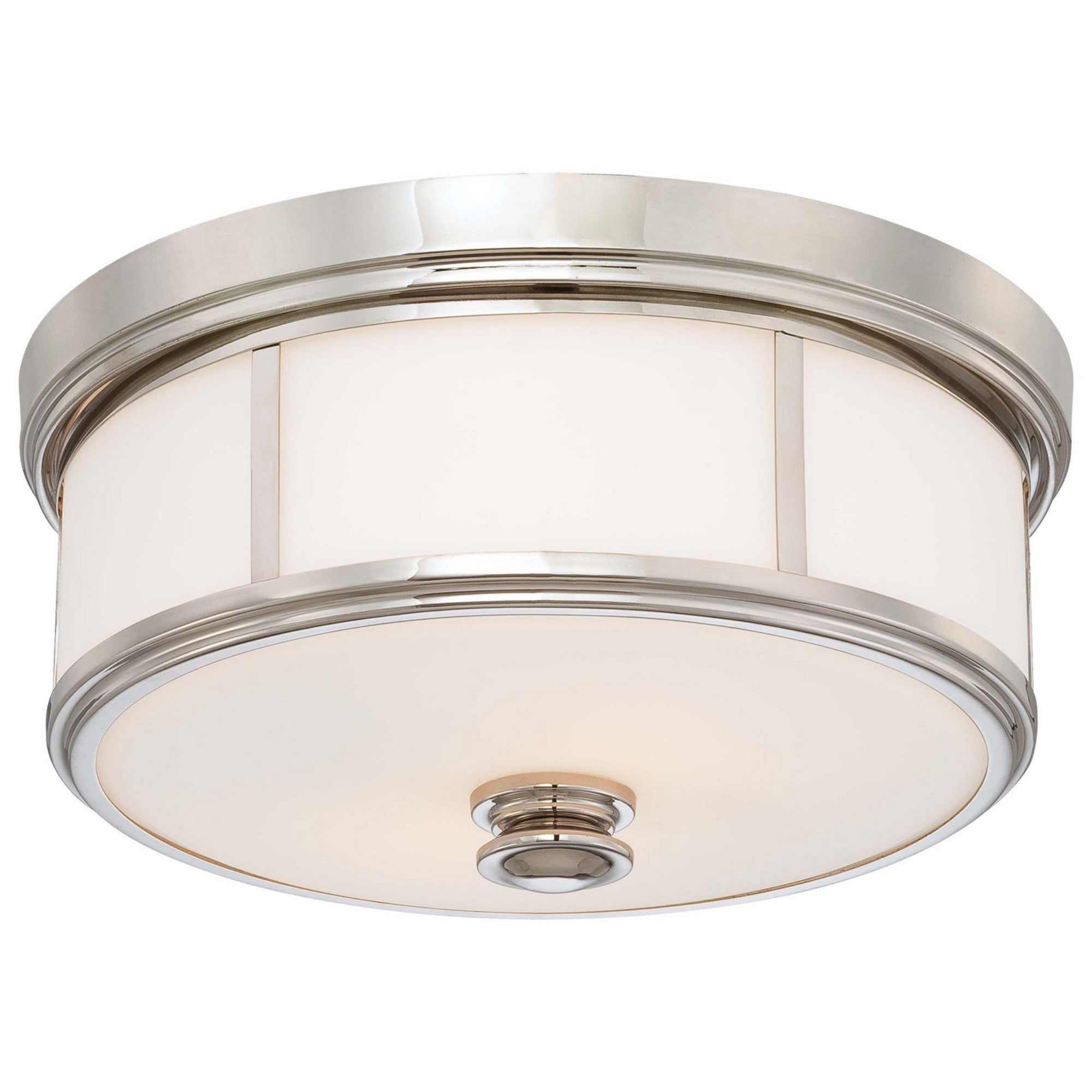 Harbour Point 20" 5-Light Flush Mount, Polished Nickel Finish - Bees Lighting