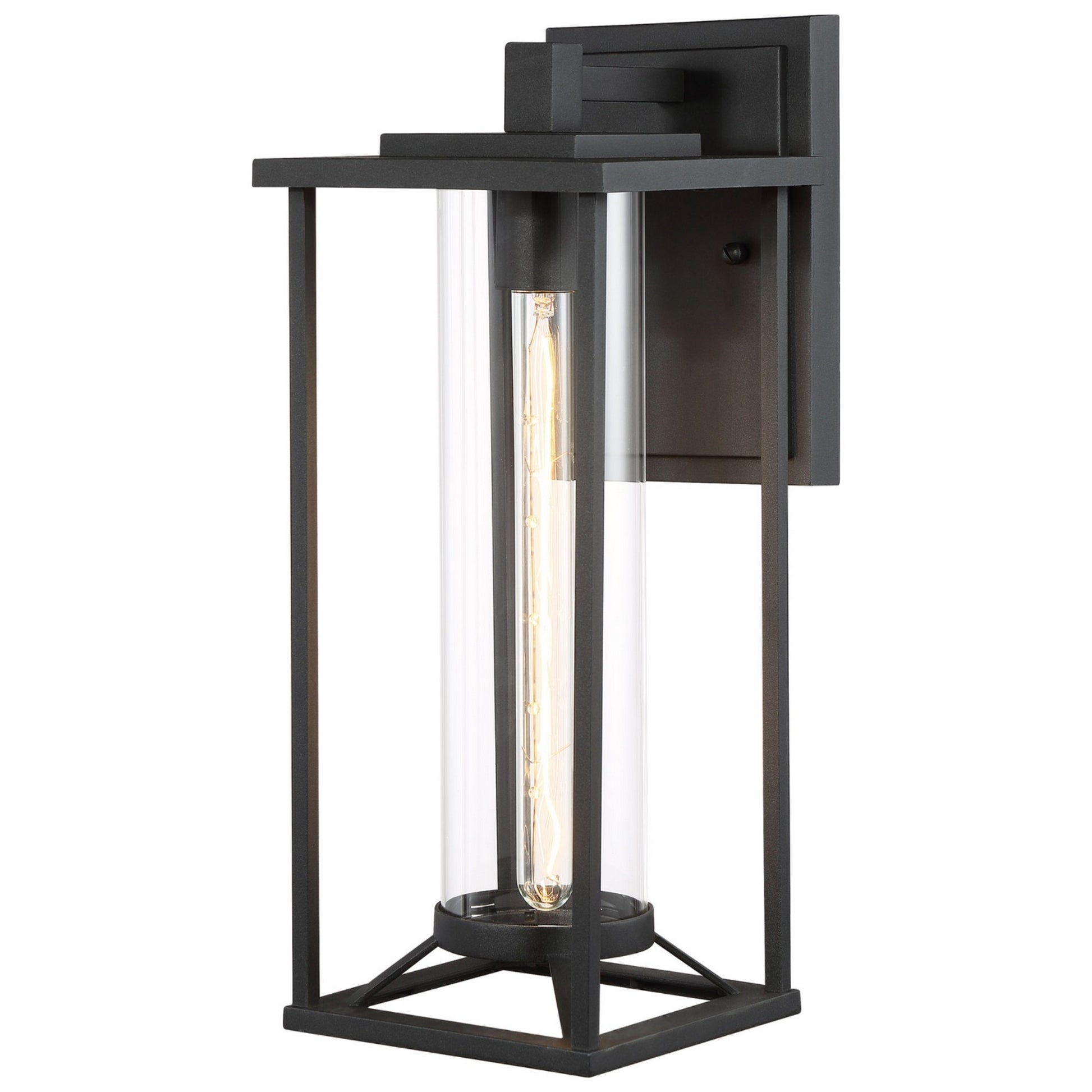 Trescott 17" Outdoor Wall Sconce, Coal Finish - Bees Lighting