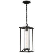 Trescott 7" Outdoor Chain Hung Lantern, Coal Finish - Bees Lighting
