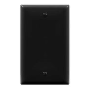 1-Gang Blank Wall Plate, Black - Bees Lighting