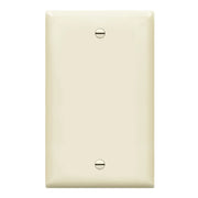 1-Gang Blank Wall Plate, Light Almond - Bees Lighting