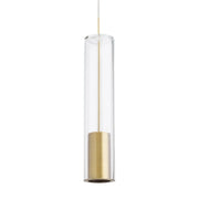 Captra Monorail Pendant, Aged Brass Finish - Bees Lighting