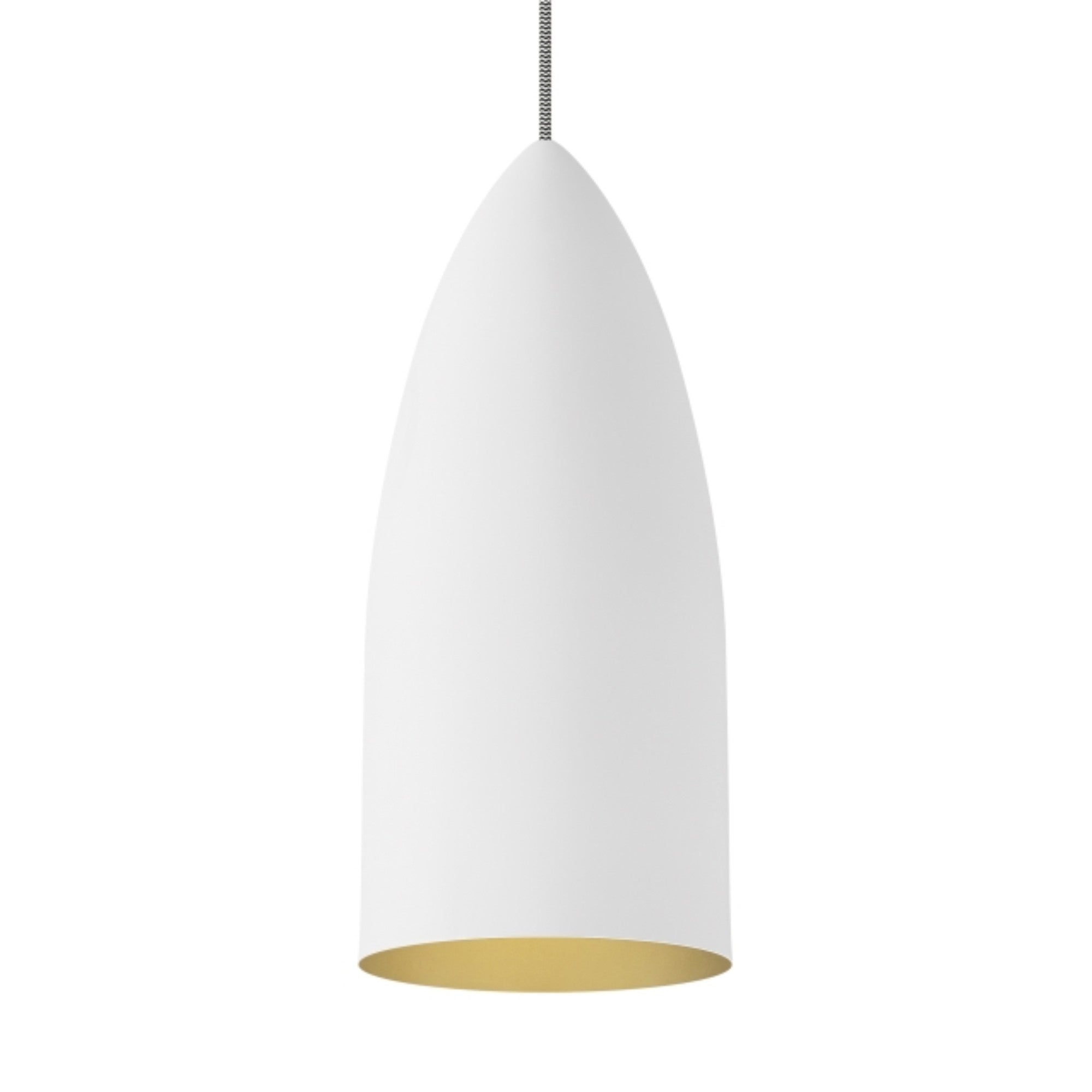 Signal Monorail LED Pendant, White Gold / Satin Nickel Finish - Bees Lighting