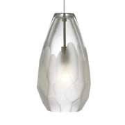Briolette Monopoint LED Pendant, Satin Nickel Finish - Bees Lighting