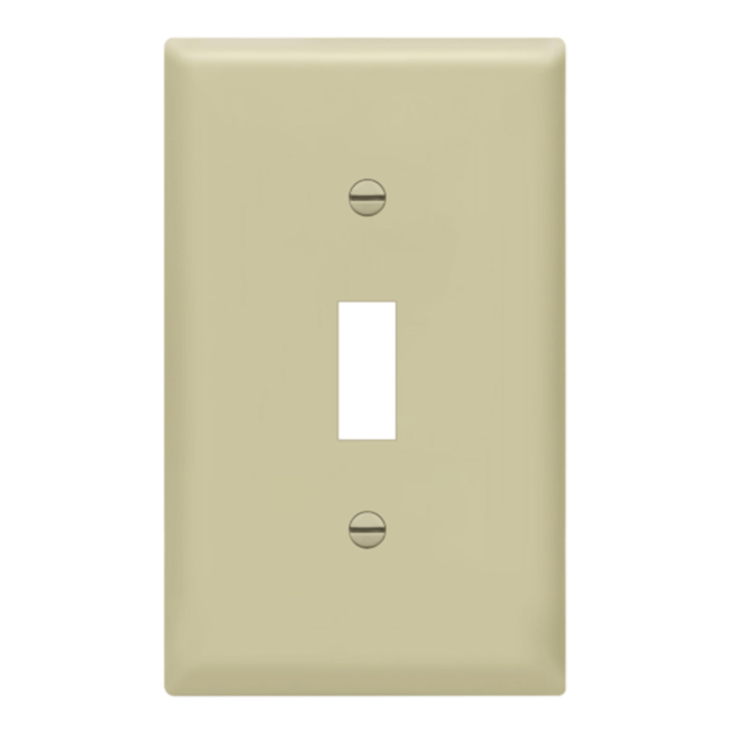 1-Gang Toggle Wall Plate, Ivory - Bees Lighting