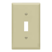 1-Gang Toggle Wall Plate, Ivory - Bees Lighting