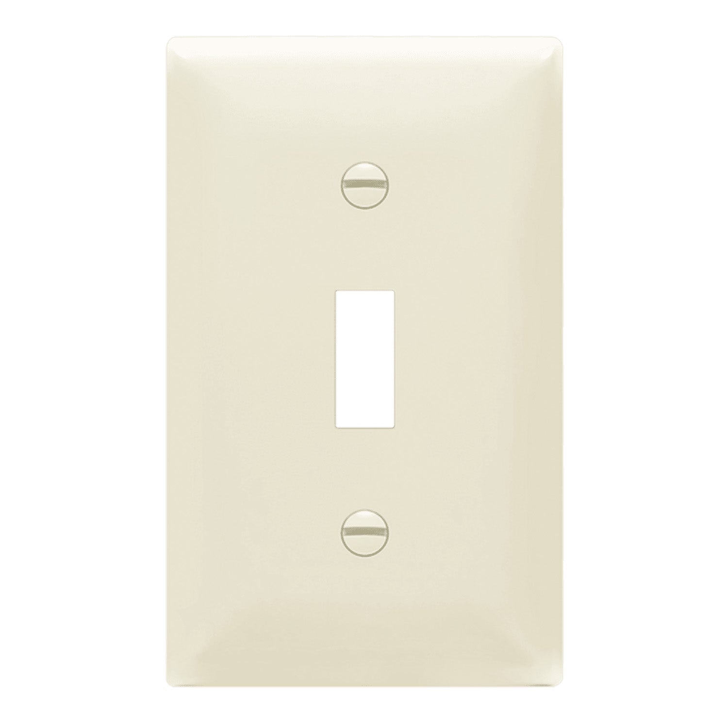 1-Gang Toggle Wall Plate, Light Almond - Bees Lighting