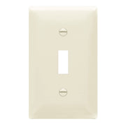 1-Gang Toggle Wall Plate, Light Almond - Bees Lighting