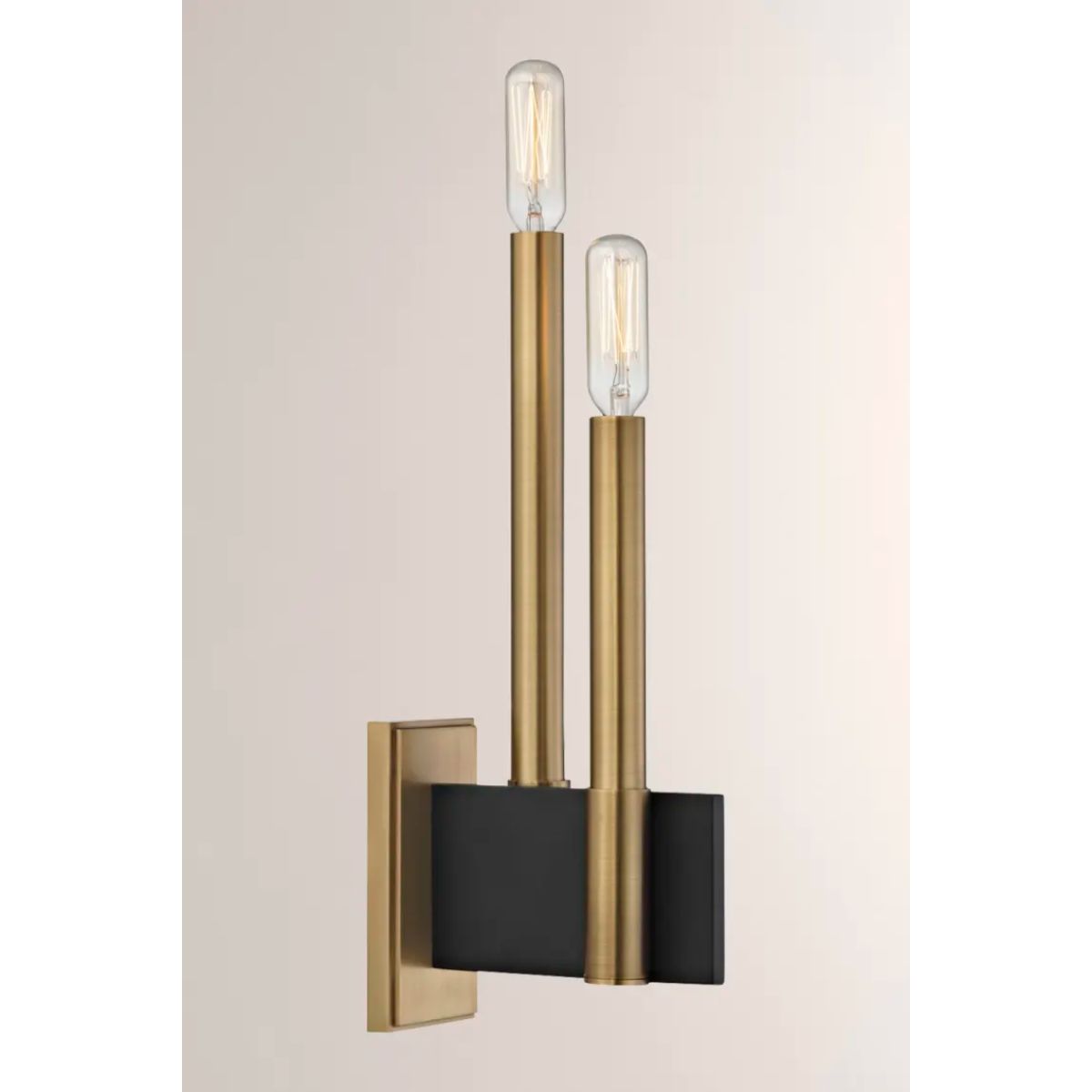 Abrams 13 in. Armed Sconce Brass finish - Bees Lighting