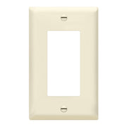1-Gang Decorator Rocker Wall Plate, Light Almond - Bees Lighting
