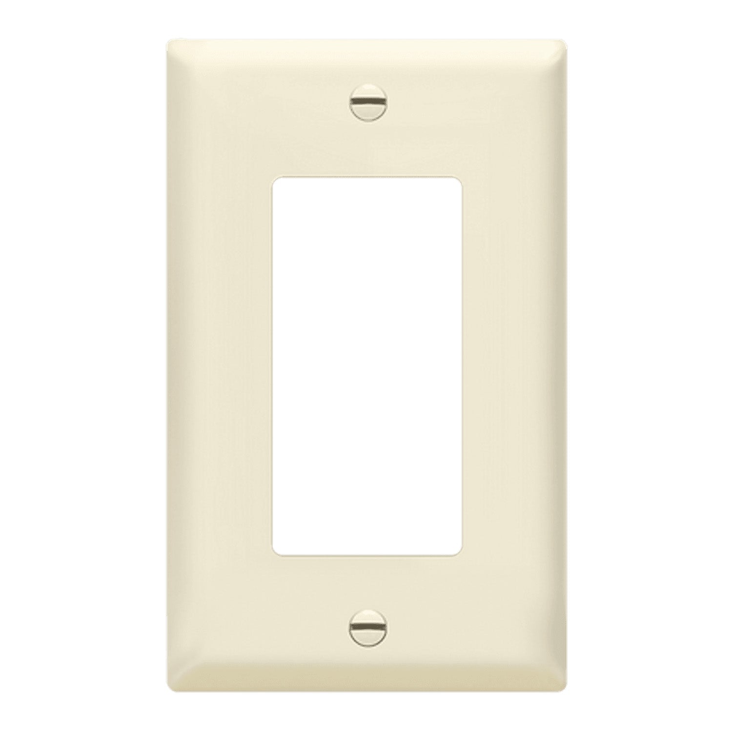 1-Gang Decorator Rocker Wall Plate, Light Almond - Bees Lighting