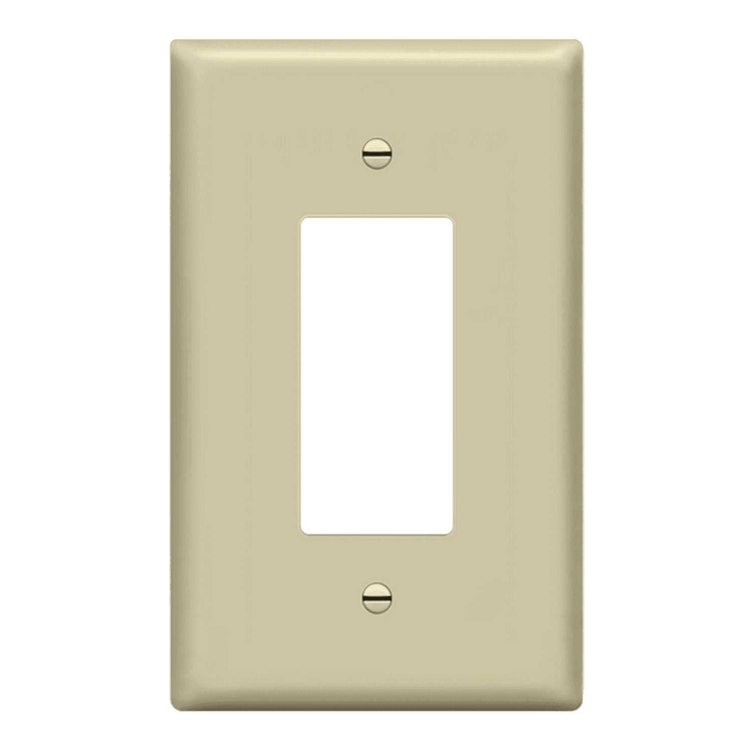 1-Gang Oversized Decorator Rocker Wall Plate, Ivory - Bees Lighting